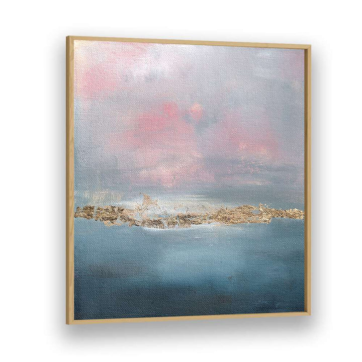 Stunning EXHALE, ABSTRACT PAINTINGS piece featuring soft colors and a serene landscape to elevate your space.