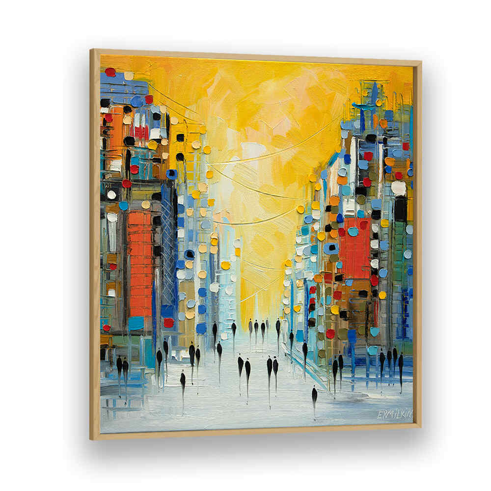 EARLY SUNSET , MODERN IMPRESSIONISM PAINTINGS