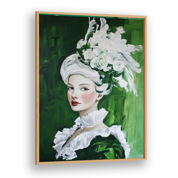 EMERALD ELEGANCE , PORTRAITS & FIGURATIVE ILLUSTRATIONS