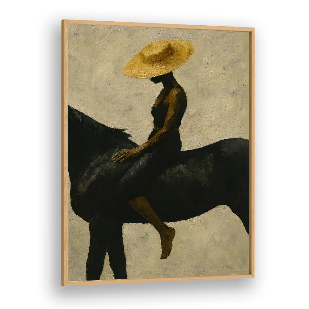 EQUESTRIAN REVERIE , EXPRESSIONISM PAINTINGS