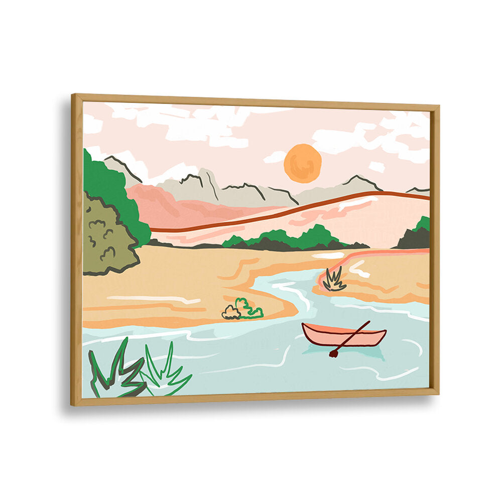 FLOATING THROUGH LIFE LIKE THIS , LANDSCAPE PAINTINGS