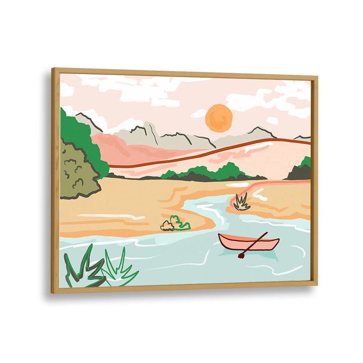 FLOATING THROUGH LIFE LIKE THIS , LANDSCAPE PAINTINGS