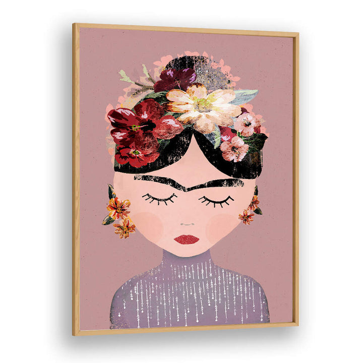 FLORAL SERENITY , PORTRAITS & FIGURATIVE ILLUSTRATIONS