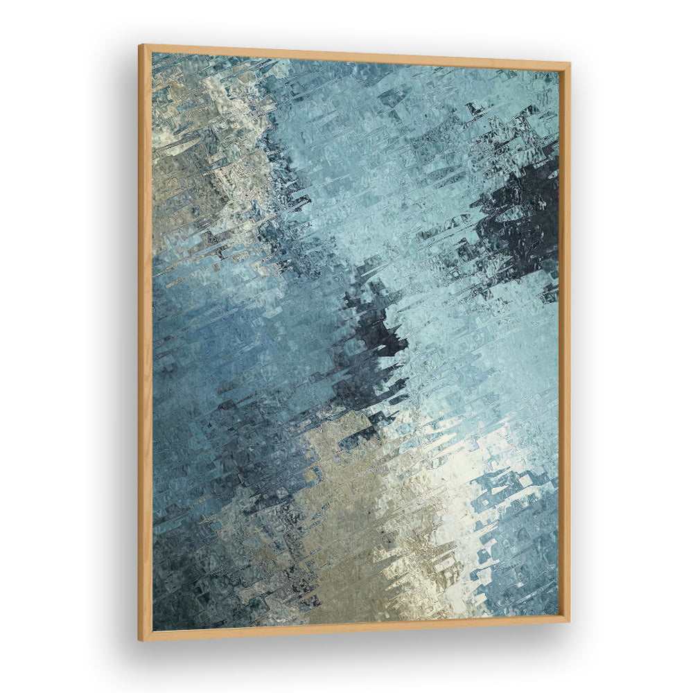 FRACTURED REFLECTION, ABSTRACT PAINTINGS showcase a stunning blend of colors, perfect for modern decor lovers.