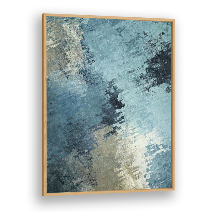FRACTURED REFLECTION, ABSTRACT PAINTINGS showcase a stunning blend of colors, perfect for modern decor lovers.