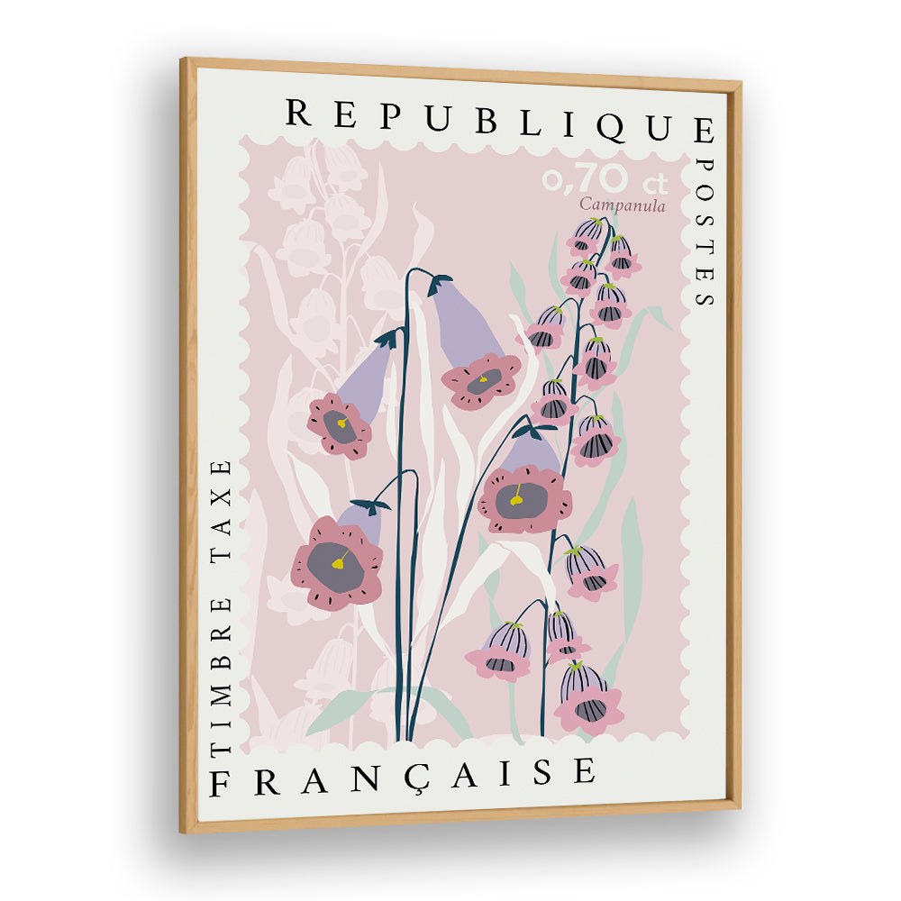FRENCH FLORAL POSTAGE STAMP