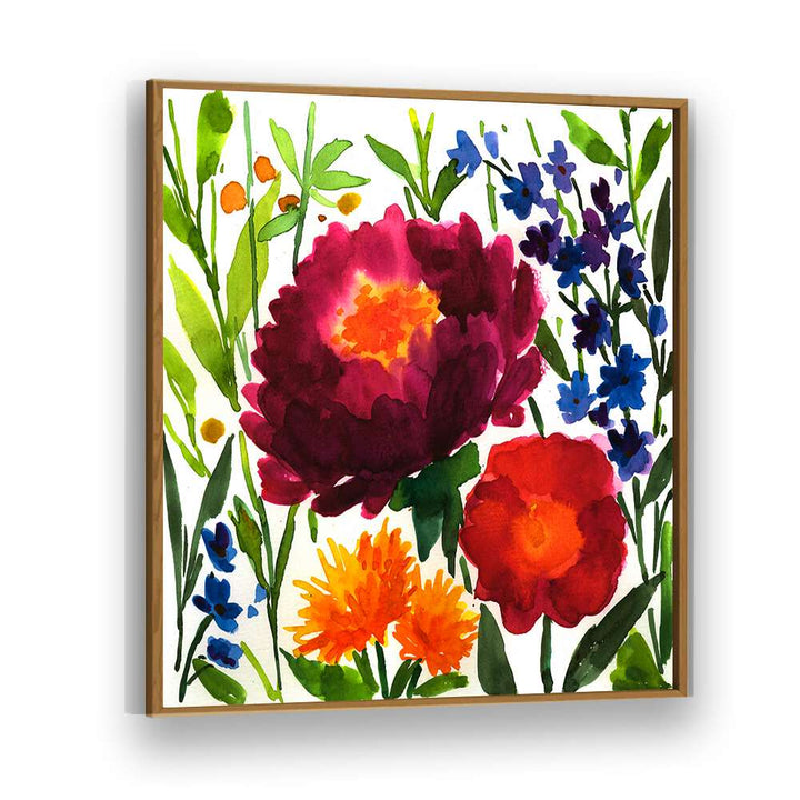 Vibrant MORNING, FLORAL FLOWER PAINTINGS featuring blooming flowers, perfect for brightening any space.