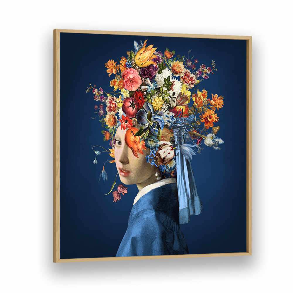GIRL WITH A PEARL EARRING III , ALTERED ART PRINTS