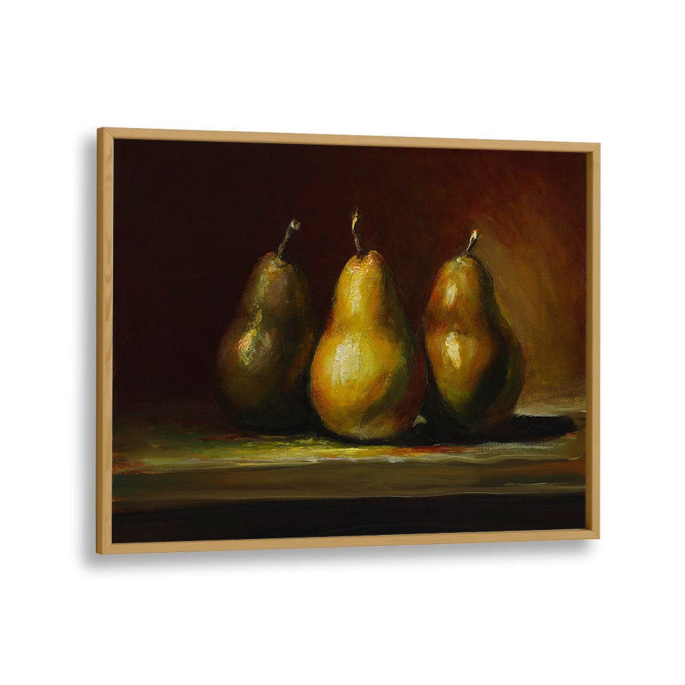 GLOWING STILL LIFE PEARS