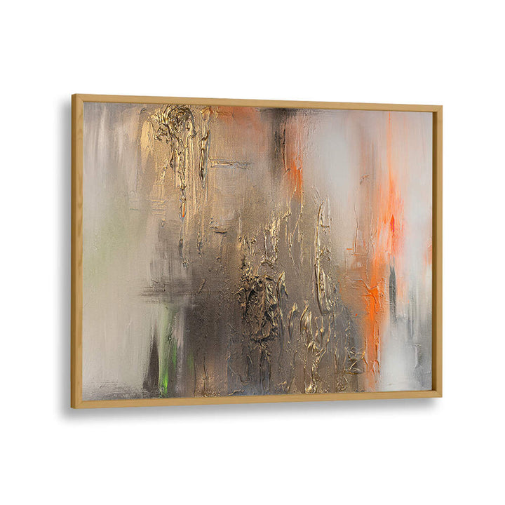 GOLD DESCENT , ABSTRACT PAINTINGS
