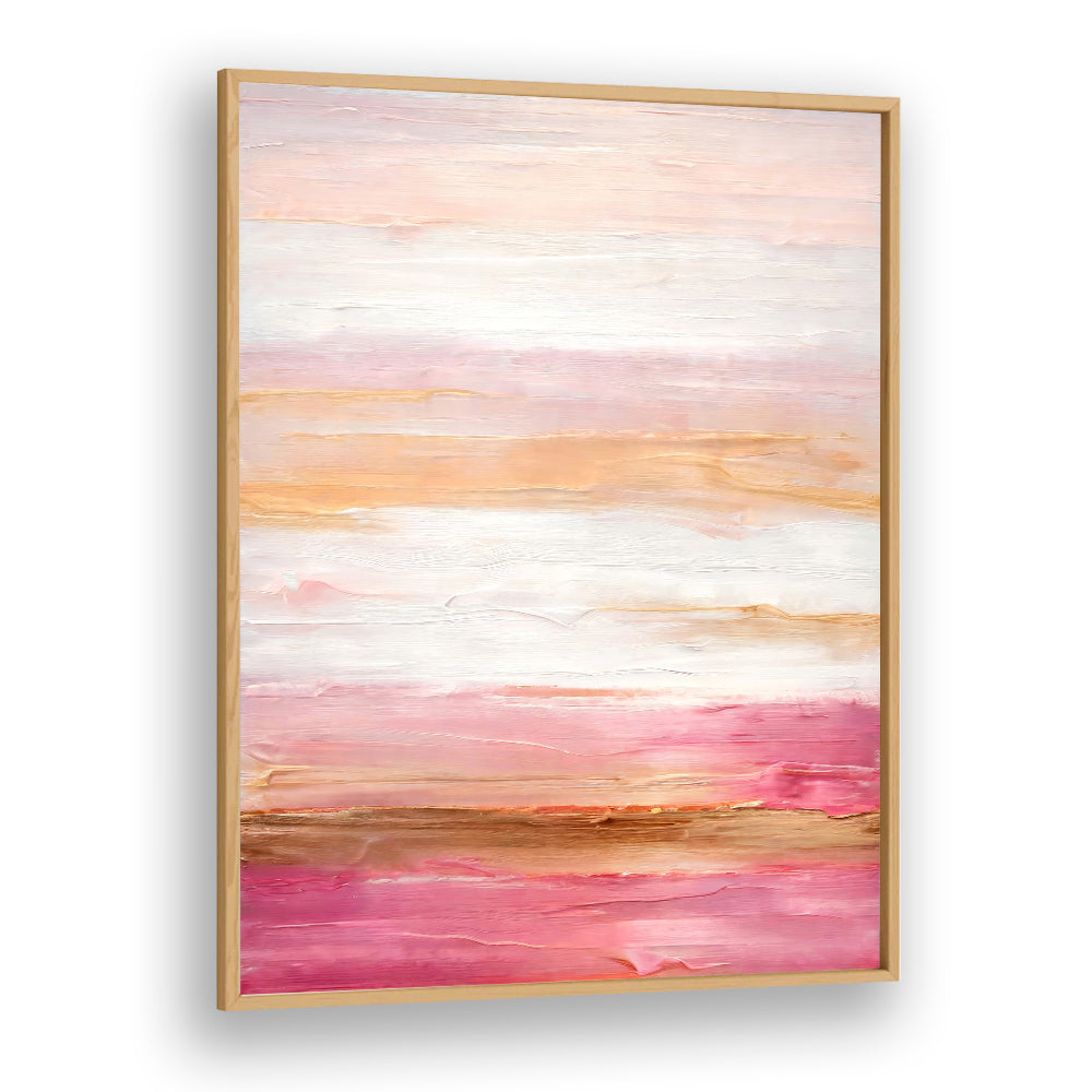 Golden Dawn Waves, abstract paintings featuring serene hues that enhance any decor with elegance and tranquility.