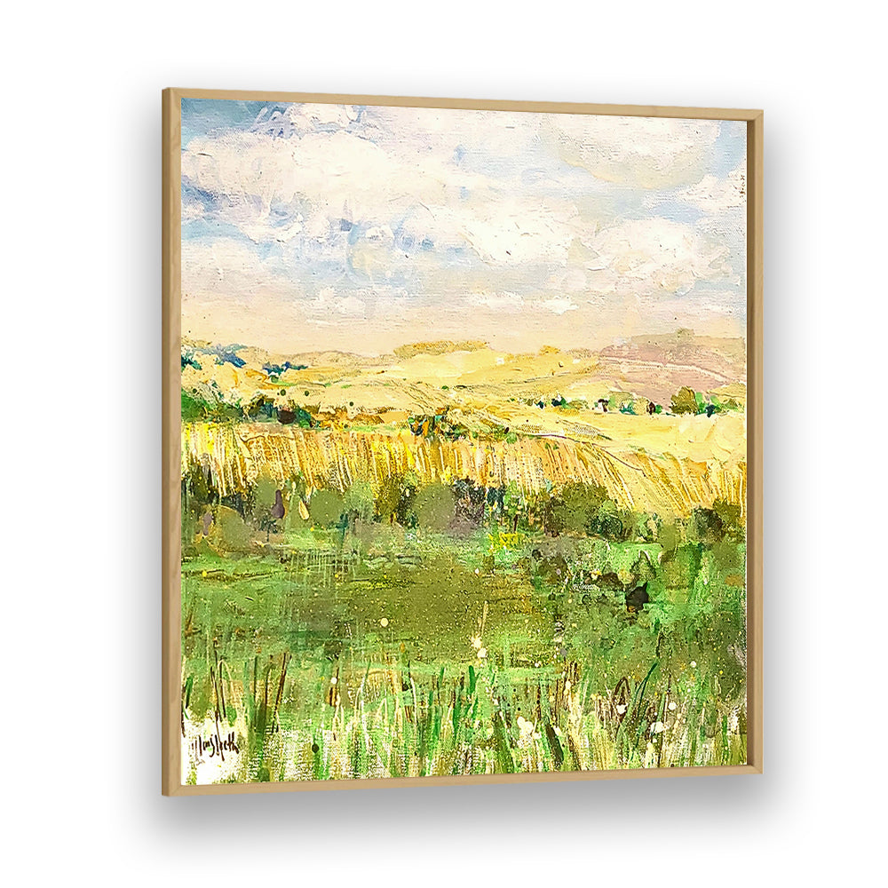 GOLDEN FIELDS AT DAWN