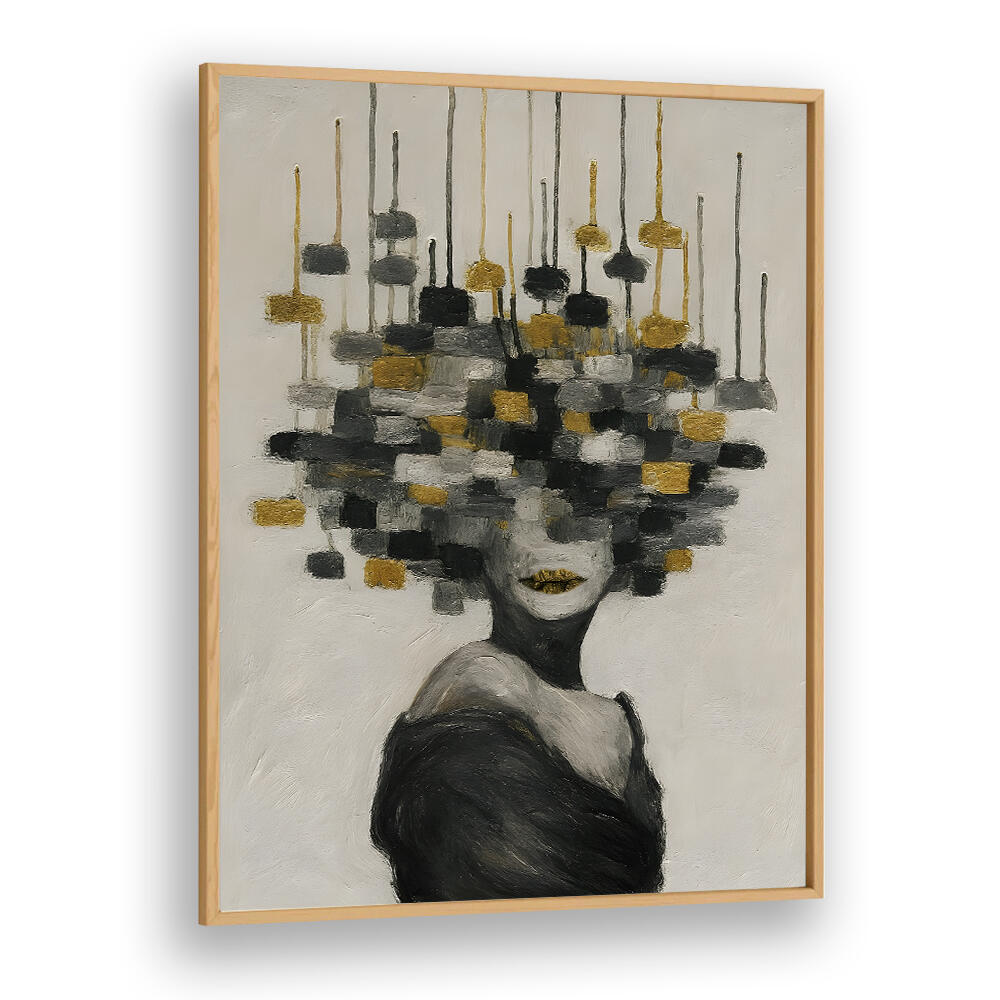 GOLDEN SILENCE , EXPRESSIONISM PAINTINGS