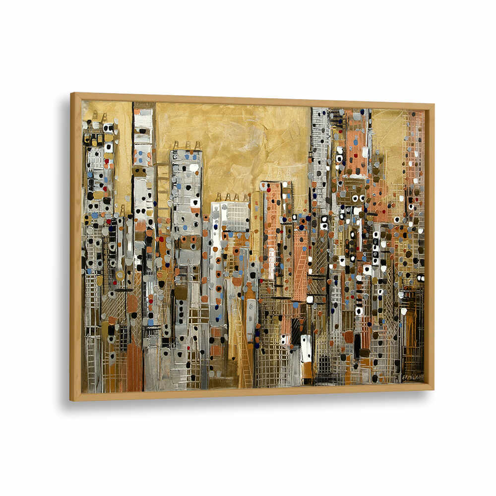 GOLDEN SKY , MODERN IMPRESSIONISM PAINTINGS