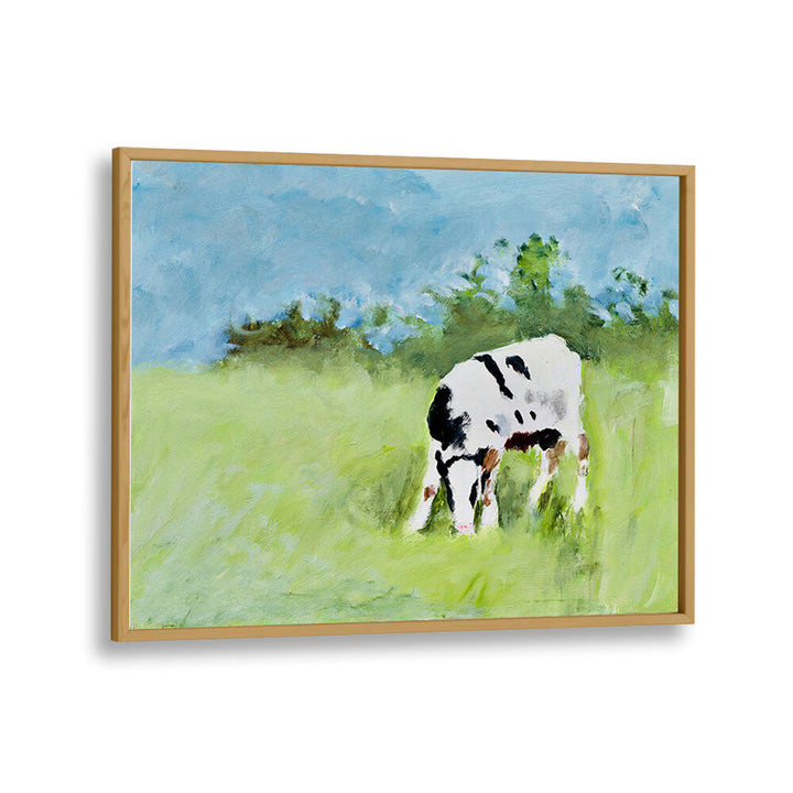 GRAZING , ANIMAL PAINTINGS
