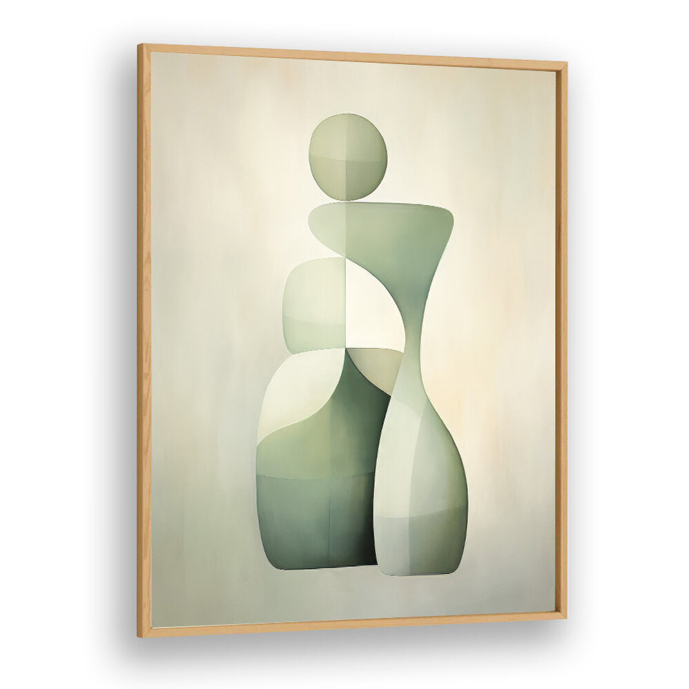 GREEN BEIGE GEO VI , ORGANIC FORMS