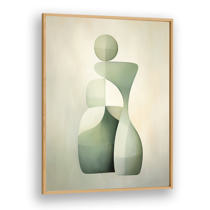 GREEN BEIGE GEO VI , ORGANIC FORMS