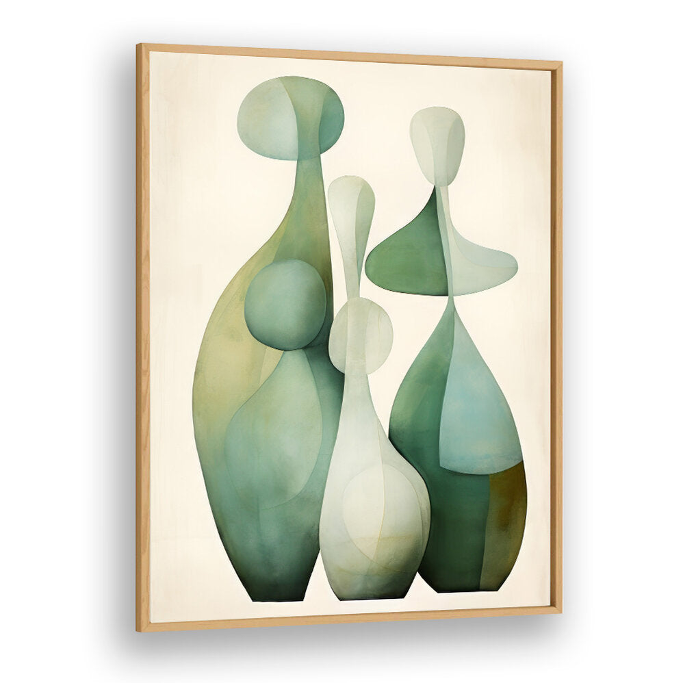 GREEN BEIGE GEO V , ORGANIC FORMS