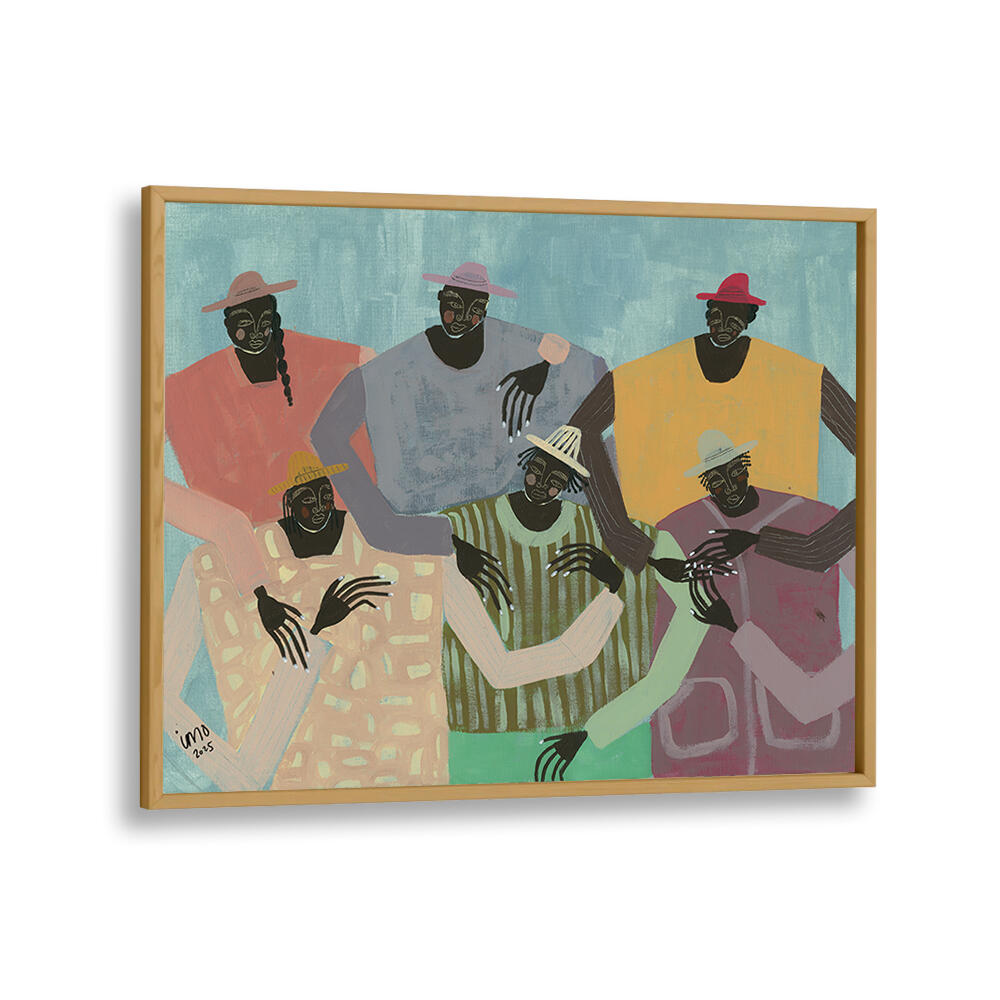 GROUP CHAT, PORTRAITS & FIGURATIVE ILLUSTRATIONS