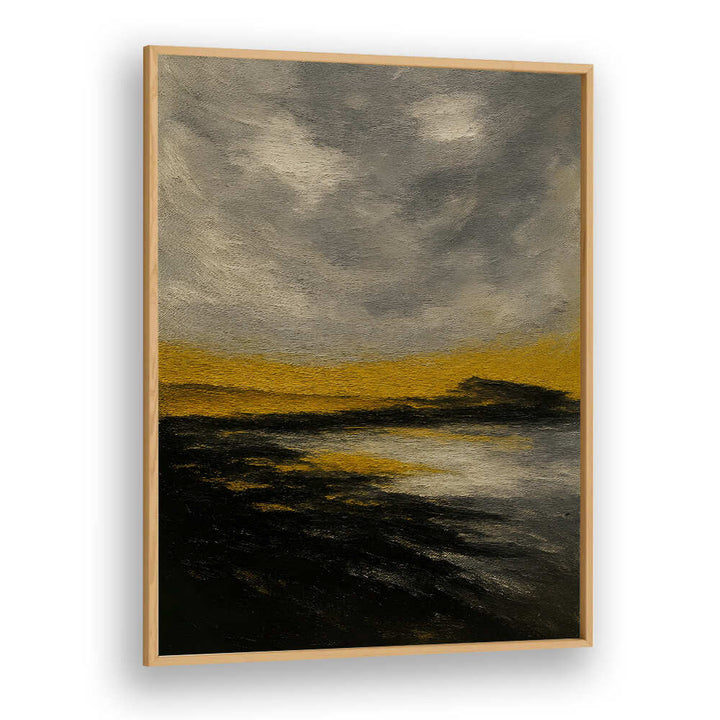 HORIZON OF STILL GOLD , EXPRESSIONISM PAINTINGS