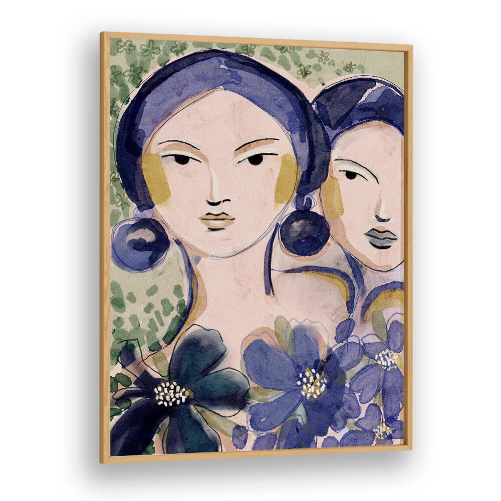 INDIGO TWO , PORTRAITS & FIGURATIVE ILLUSTRATIONS