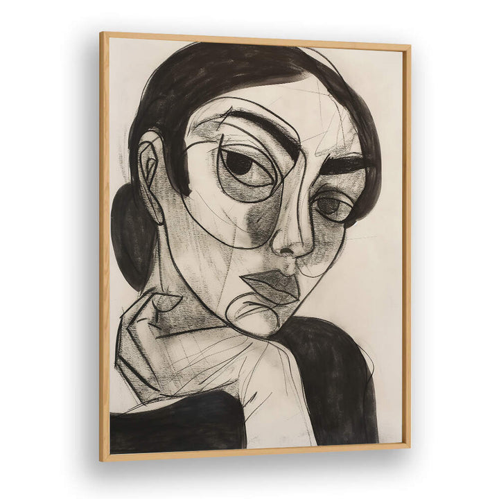 INTELECTUAL WOMAN , PORTRAITS & FIGURATIVE ILLUSTRATIONS