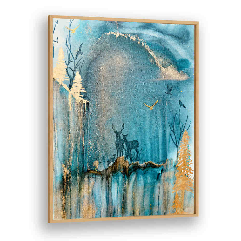 Enchant your child's space with INTO THE MYSTIC, KIDS ROOM PAINTINGS featuring whimsical designs and vibrant colors.