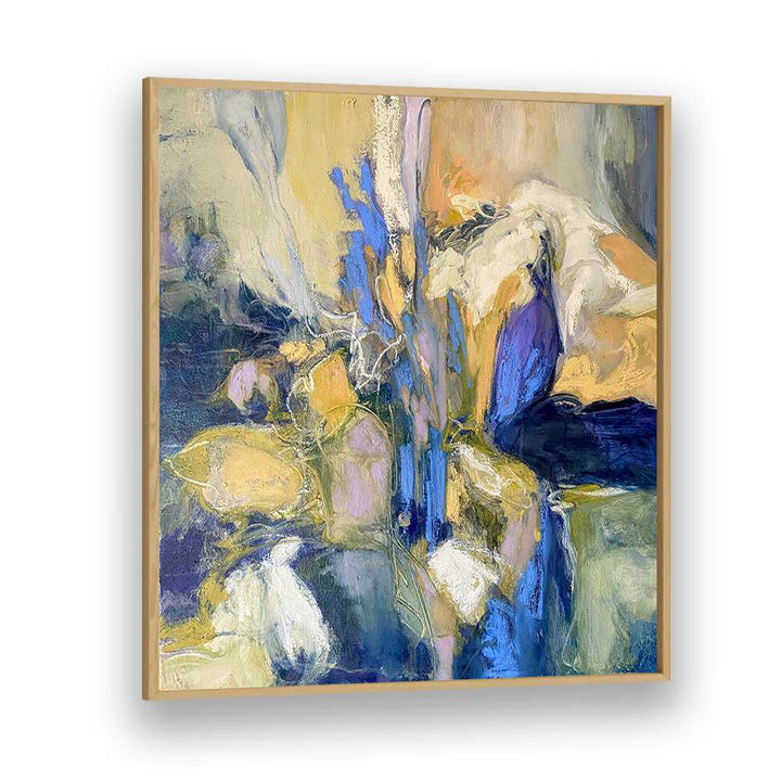 Vibrant IRISES, ABSTRACT PAINTINGS showcasing elegance, perfect for modern home décor from Oakwood.