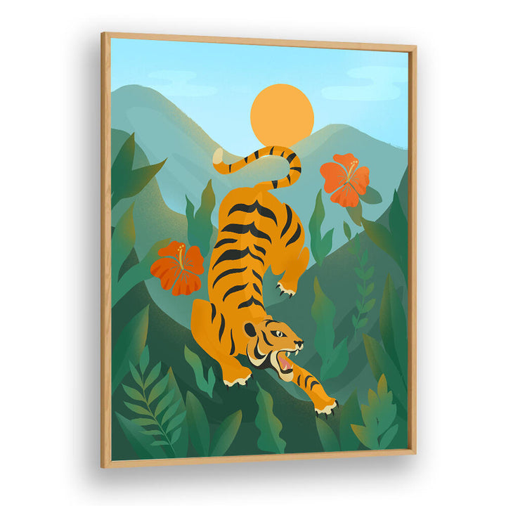JUNGLE TIGER , KIDS ROOM PAINTINGS