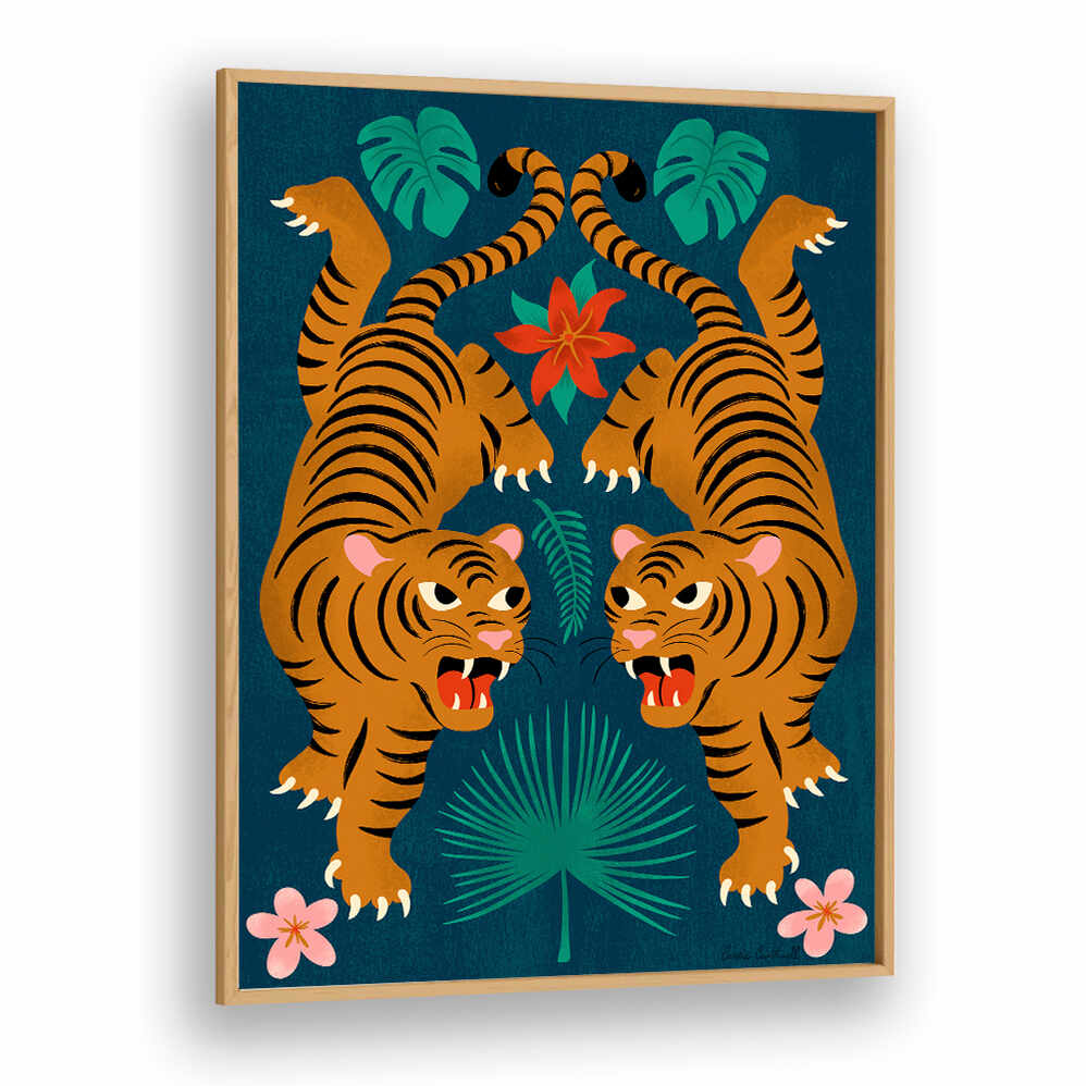 JUNGLE TIGERS I , KIDS ROOM PAINTINGS