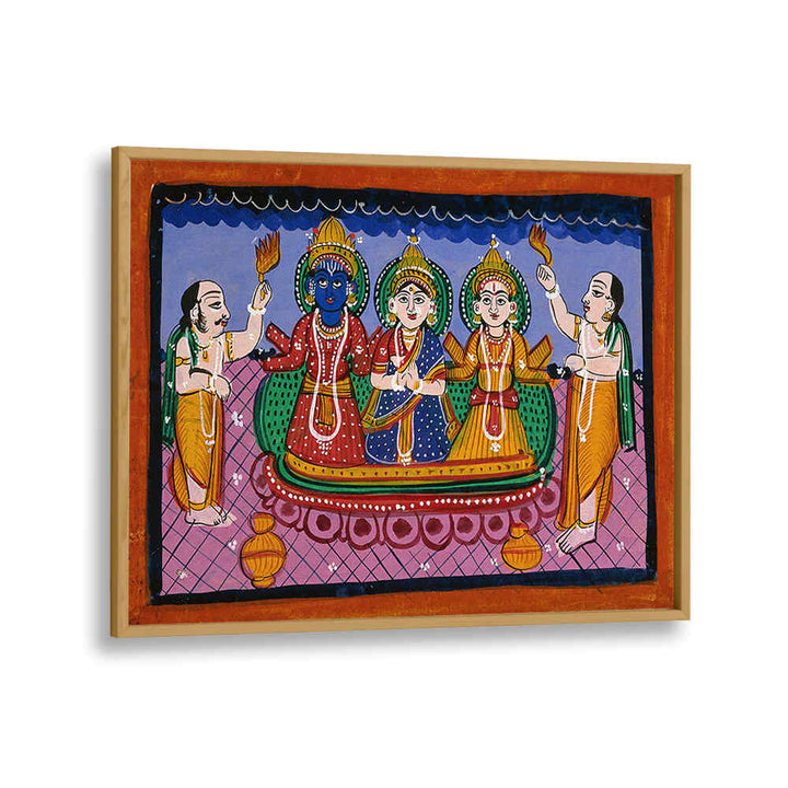 KRISHNA, RAKMINI, BALARAMA IN JAGANNATH STYLE