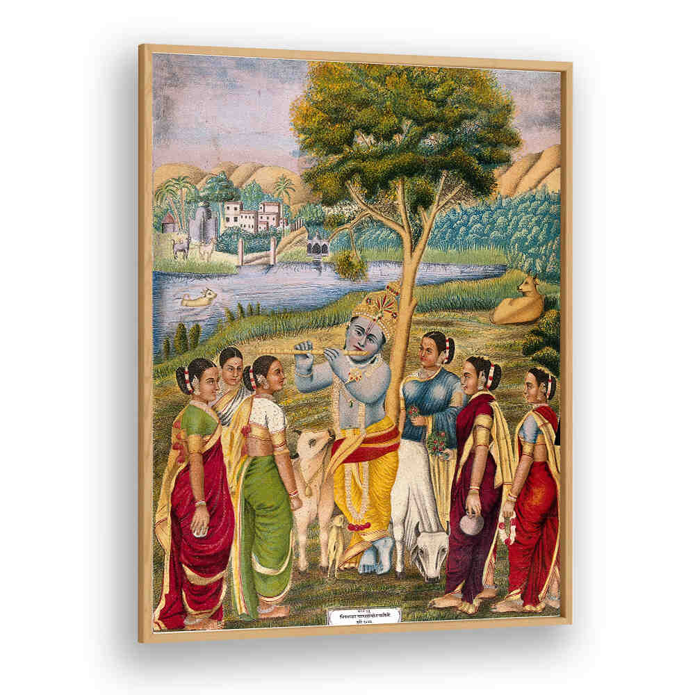 KRISHNA PLAYING THE FLUTE