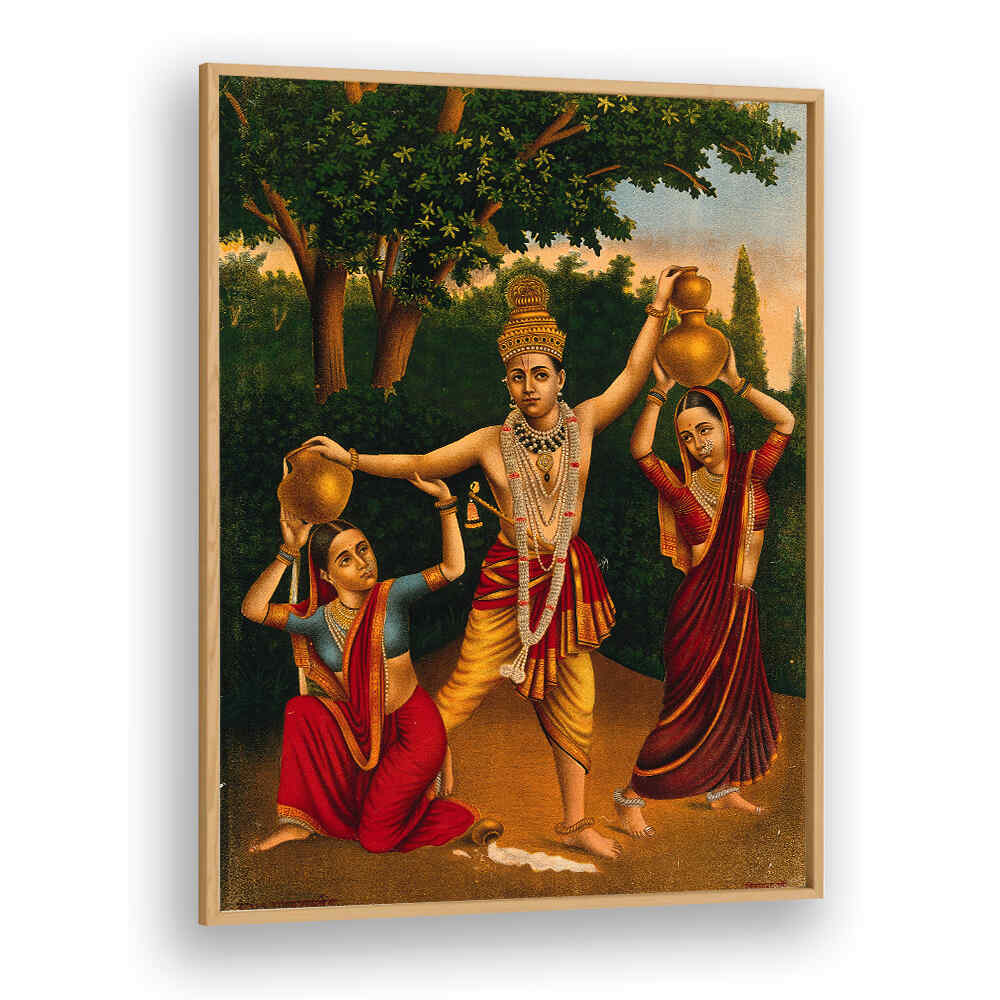 KRISHNA SPILLING THE MILK