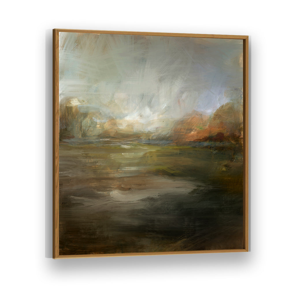 Elevate your decor with LAKE SIDE, LANDSCAPE PAINTINGS, showcasing serene lakeside beauty and lush greenery.