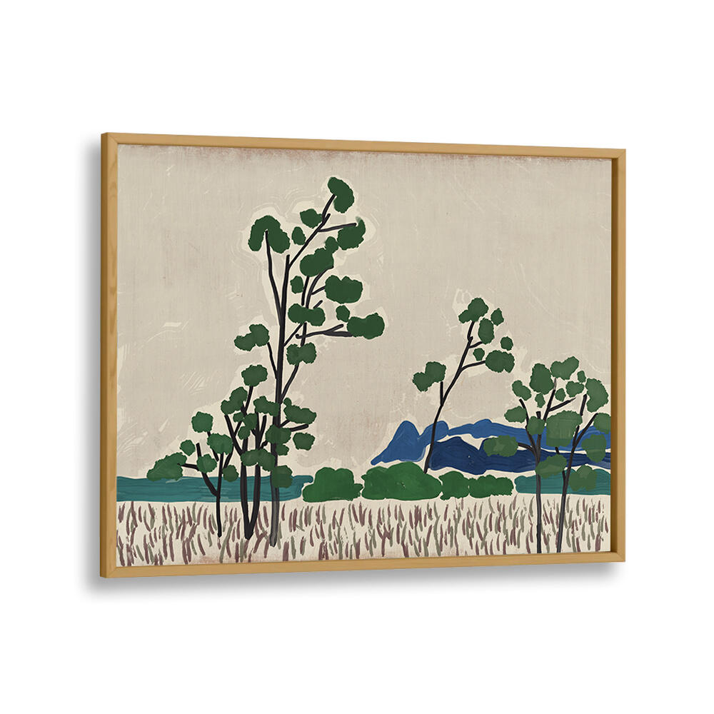 LANDSCAPE WOOD PANEL , LANDSCAPE PAINTINGS