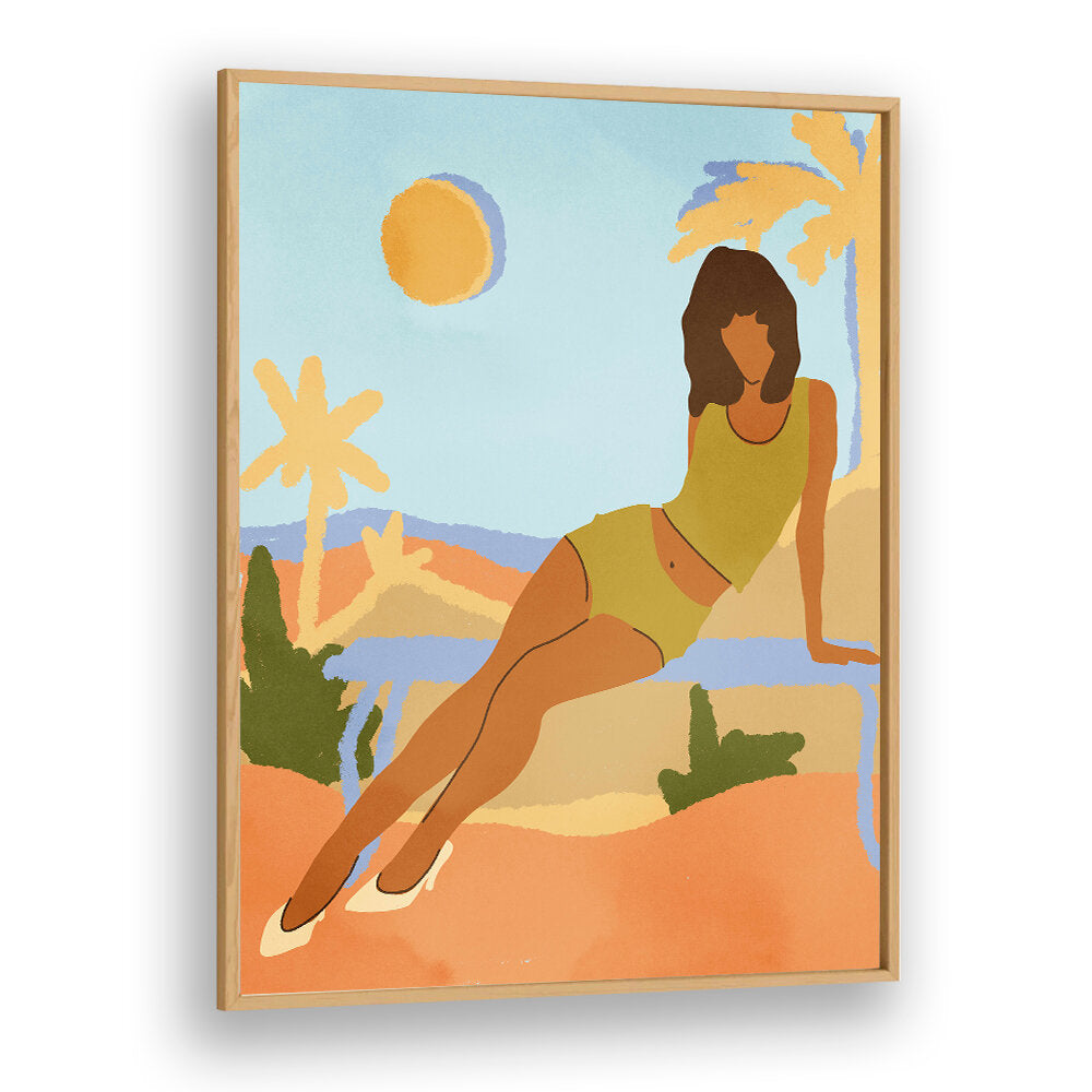 LEANING INTO THE BREEZE , PORTRAITS & FIGURATIVE ILLUSTRATIONS