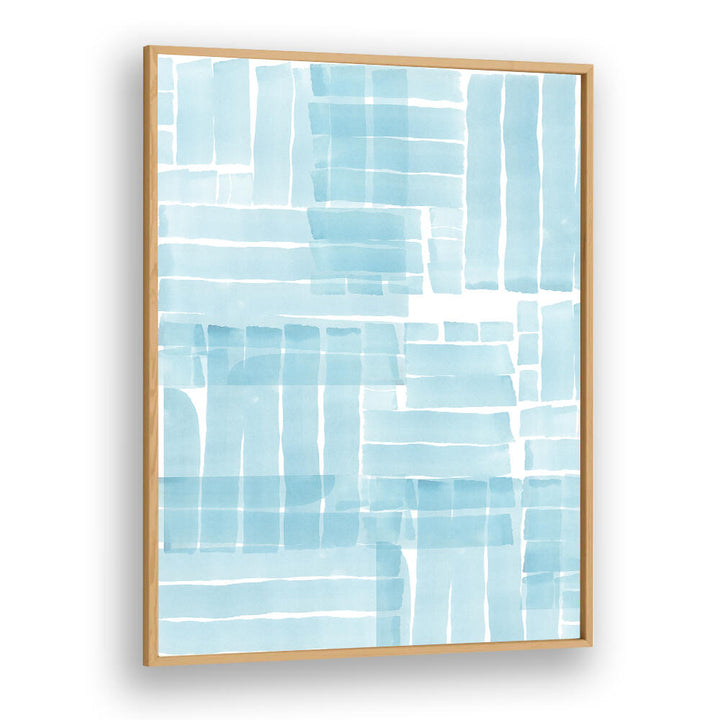 Stunning BLUE WATERCOLOUR WASH III, ABSTRACT PAINTINGS with soft gradients, perfect for a vibrant home decor.