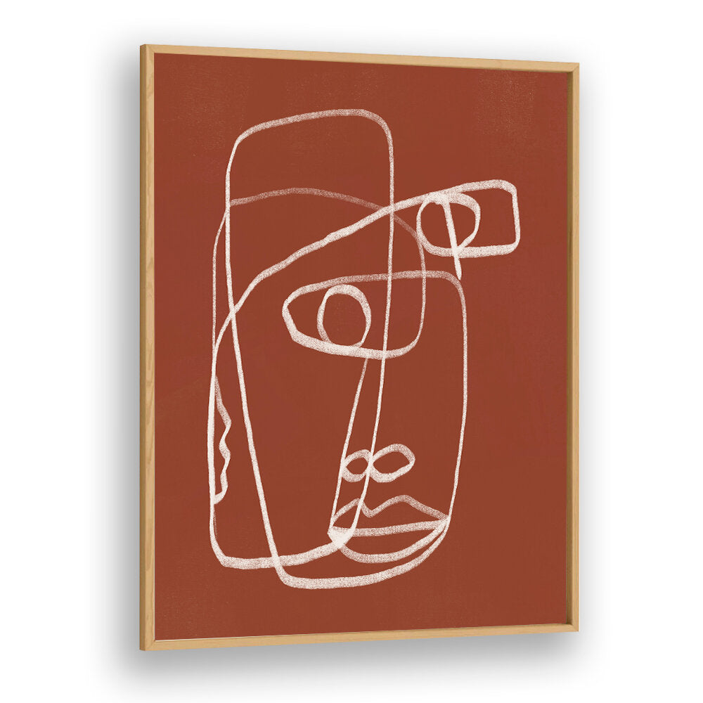 LINE ART TERRACOTTA II , LINE ART PAINTINGS