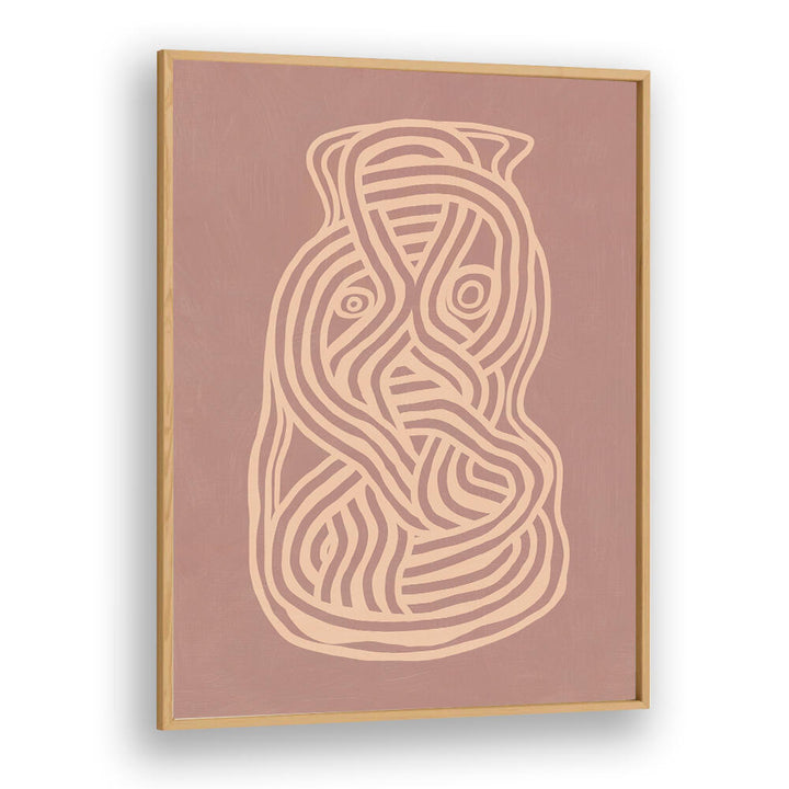 LINE ART ORGANIC SHAPE IN NUDE  ,LINE ART PAINTINGS