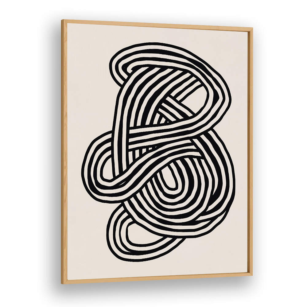 LINE ART ORGANIC SHAPE IN BLACK , LINE ART PAINTINGS