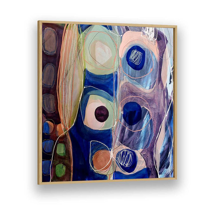 Vibrant LITTLE MONSTERS II, ABSTRACT PAINTINGS showcase bold colors and unique designs, perfect for home decor.