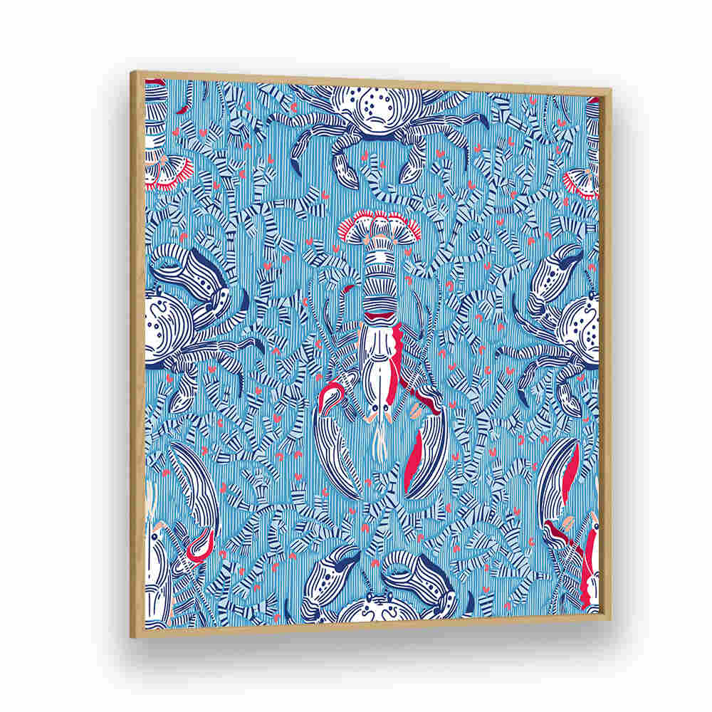 Vibrant LOBSTER AND CRAB NOSTALGIA, BEACH PAINTINGS capturing coastal beauty for your home decor.