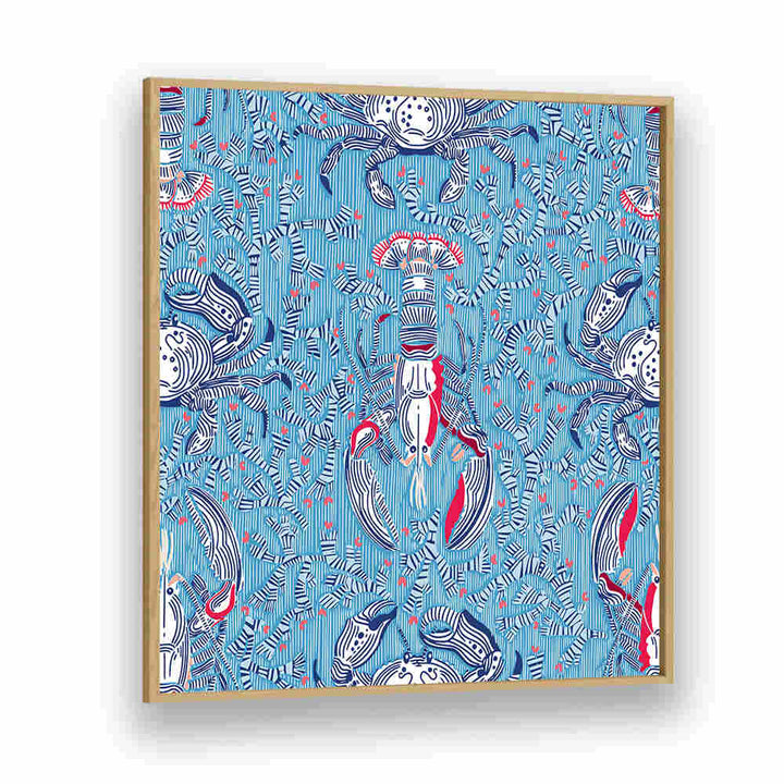 Vibrant LOBSTER AND CRAB NOSTALGIA, BEACH PAINTINGS capturing coastal beauty for your home decor.