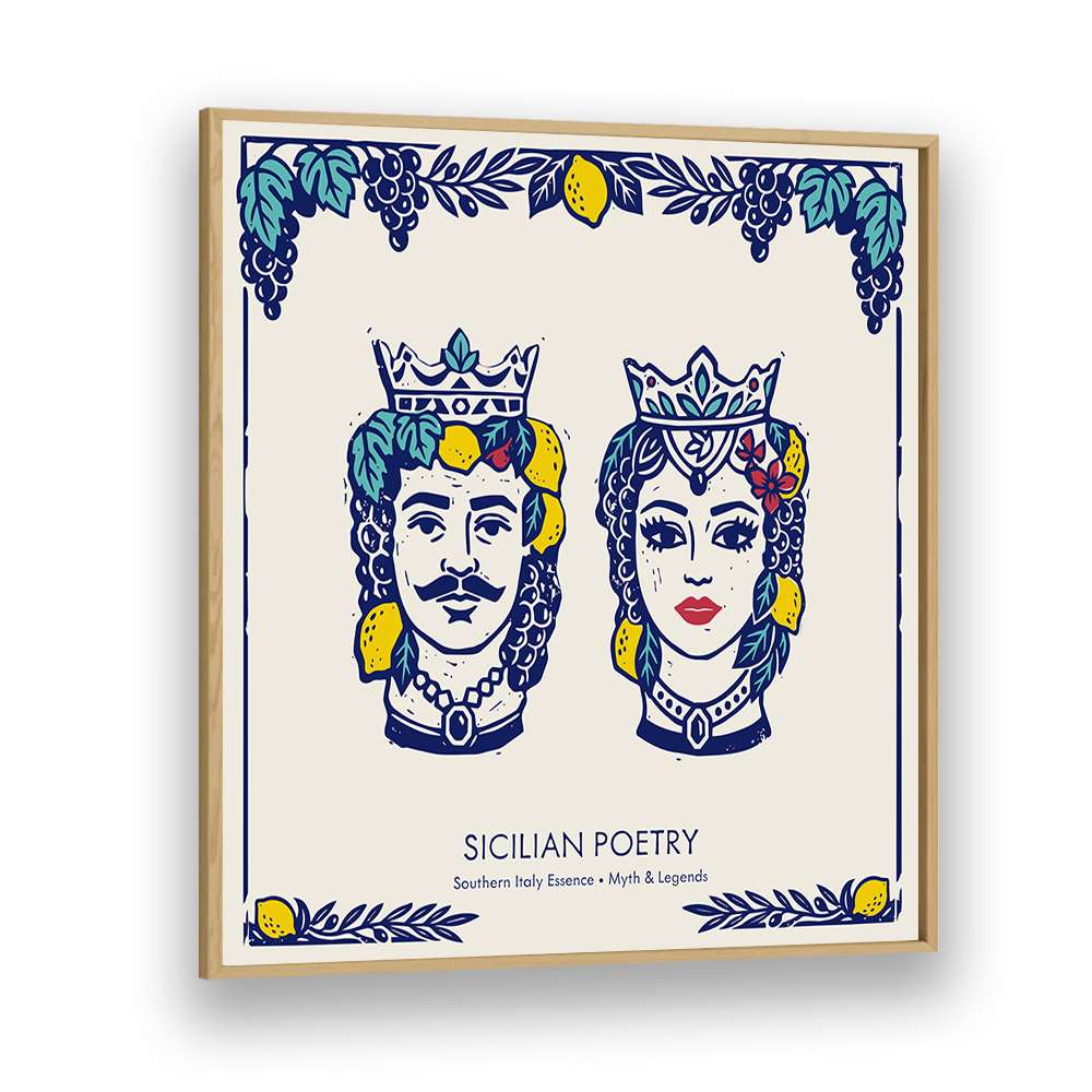 SICILIAN KING AND QUEEN