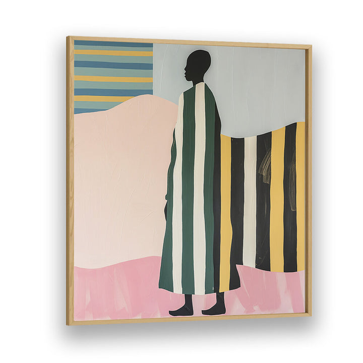 MAN IN STRIPES , PORTRAITS & FIGURATIVE ILLUSTRATIONS