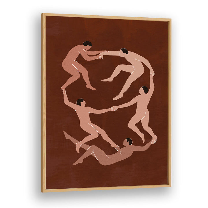 MEN IN MOTION , BOHO ART PAINTINGS