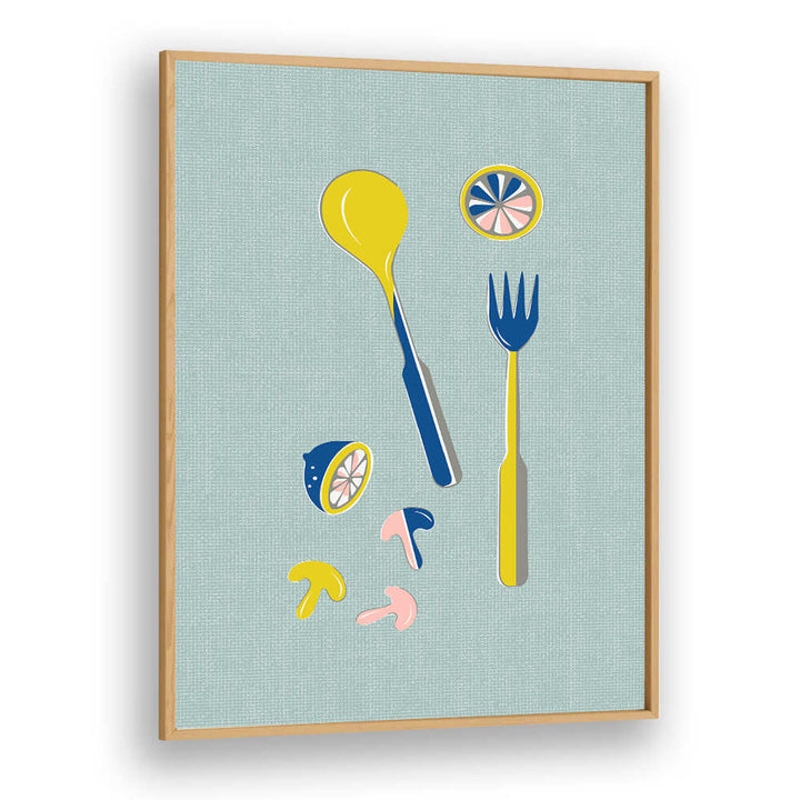 MID CENTURY KITCHEN CUTLERY MINT , KITCHEN POSTERS