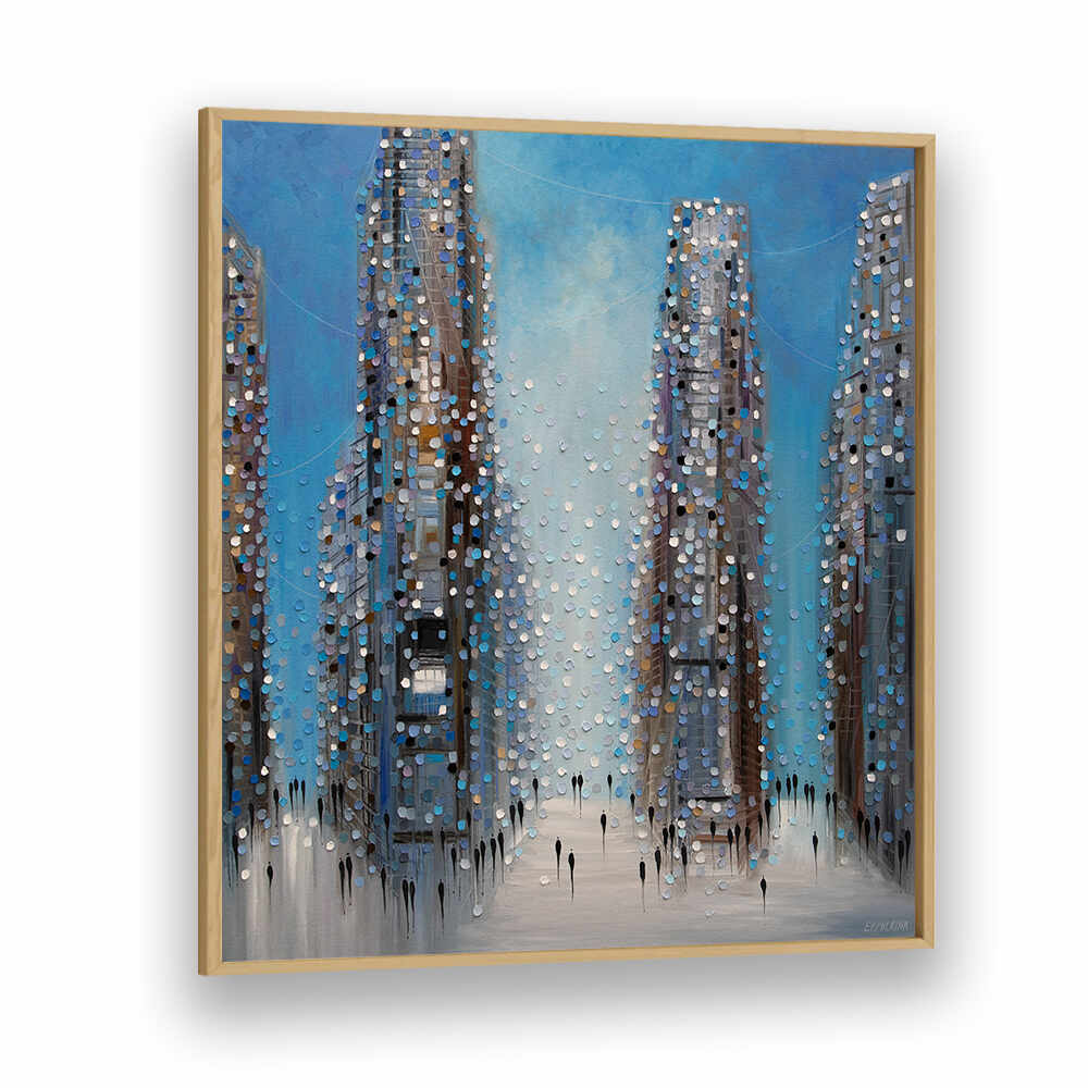 MIDTOWN LIFE , MODERN IMPRESSIONISM PAINTINGS