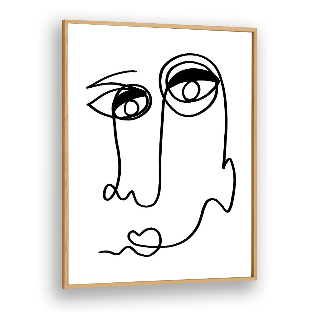 MINIMAL ABSTRACT FACE ART