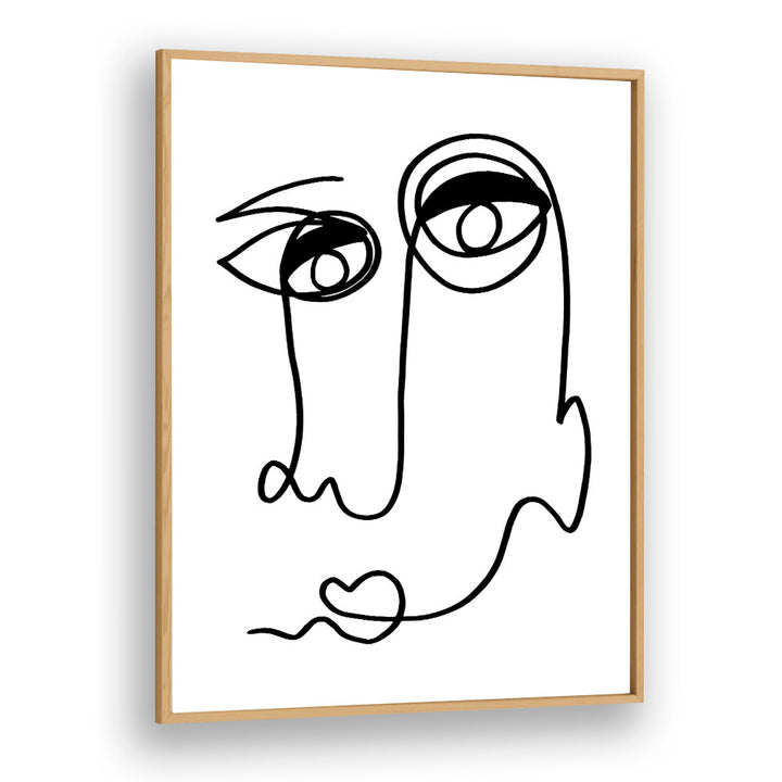 MINIMAL ABSTRACT FACE ART